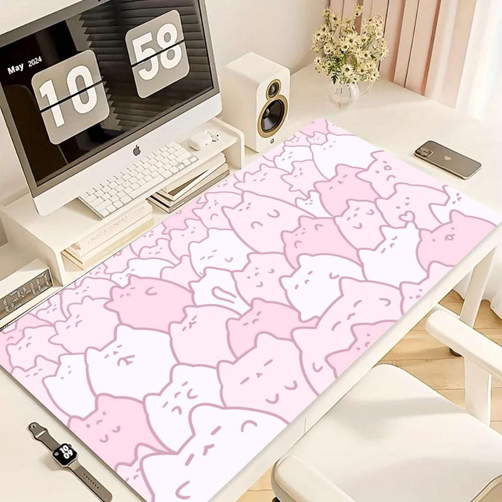 Desk Setup Art - Tapis de souris gaming, grand tapis