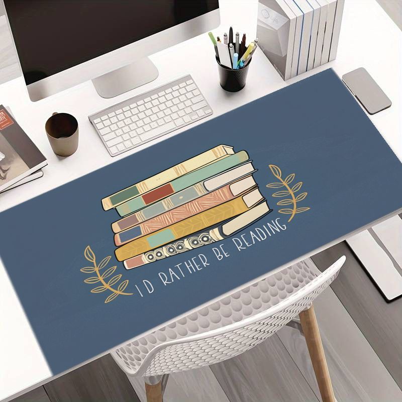 Desk Setup Art - Grand tapis de souris de marque,