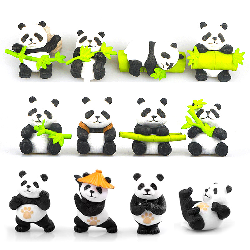 Desk Setup Nature - Console de voiture Design Panda mignon,