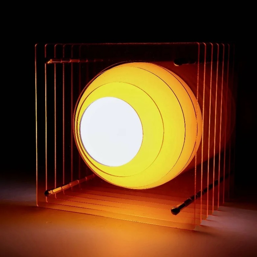 Desk Setup Lamp - Lampe lunaire en acrylique à mille