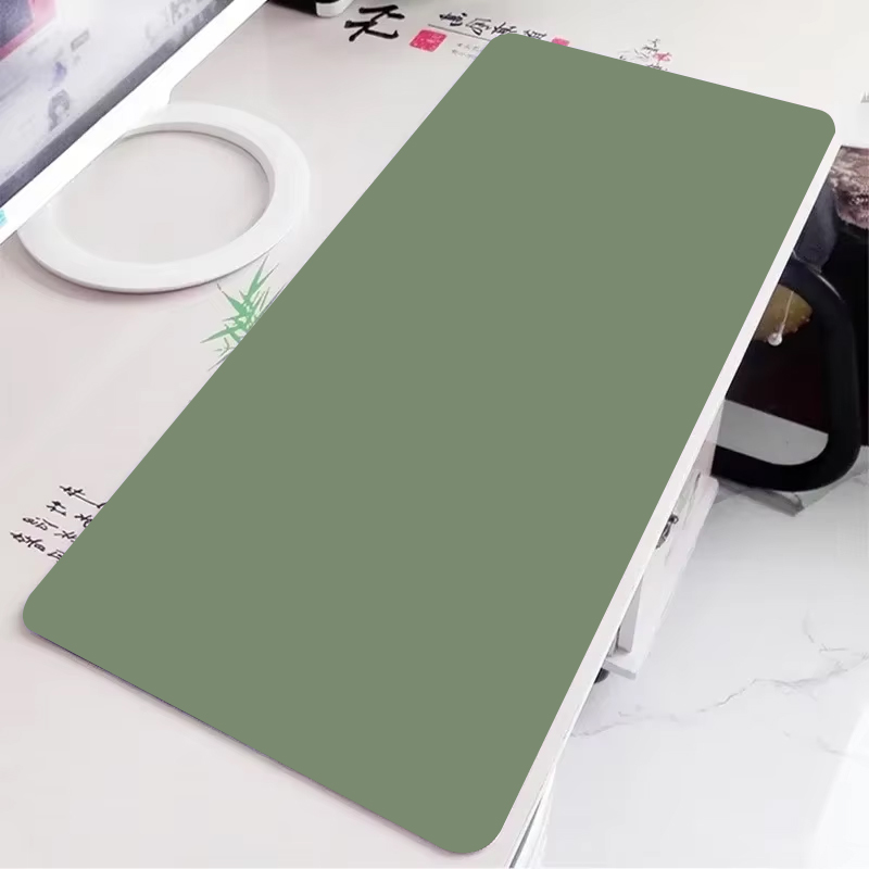 Desk Setup Blue - Tapis de souris de jeu vert