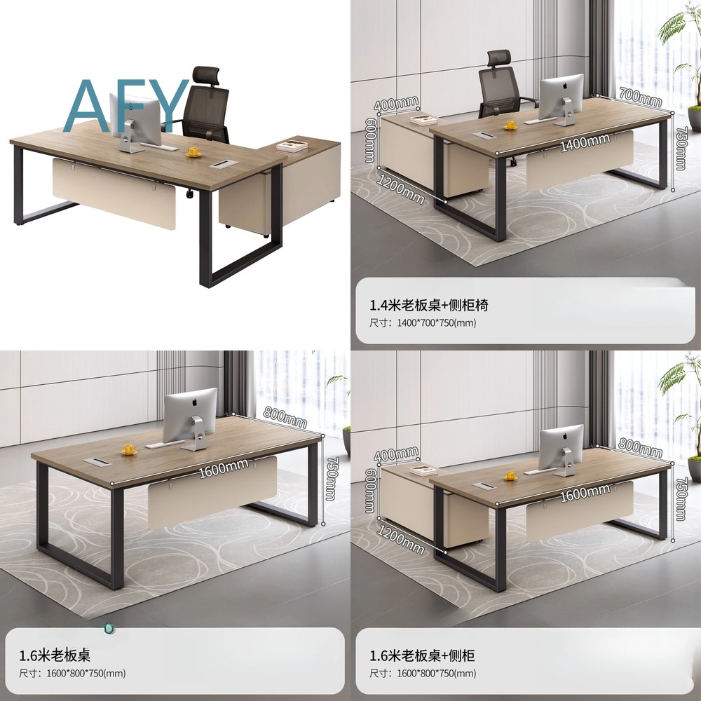 Desk Setup L Shaped - Ensemble de bureau exécutif pour poste