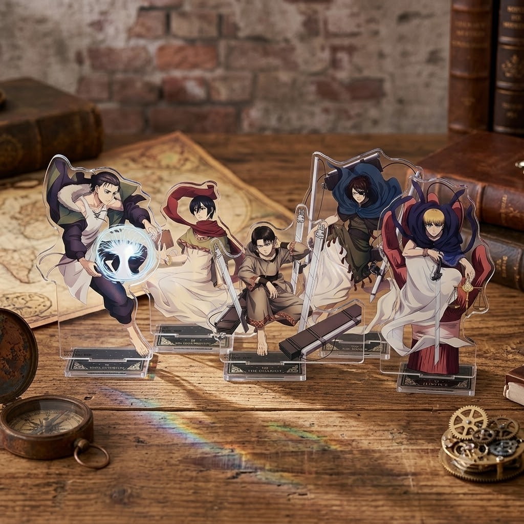 Desk Setup Home - Porte-clés en acrylique Ichiban Kuji Attack