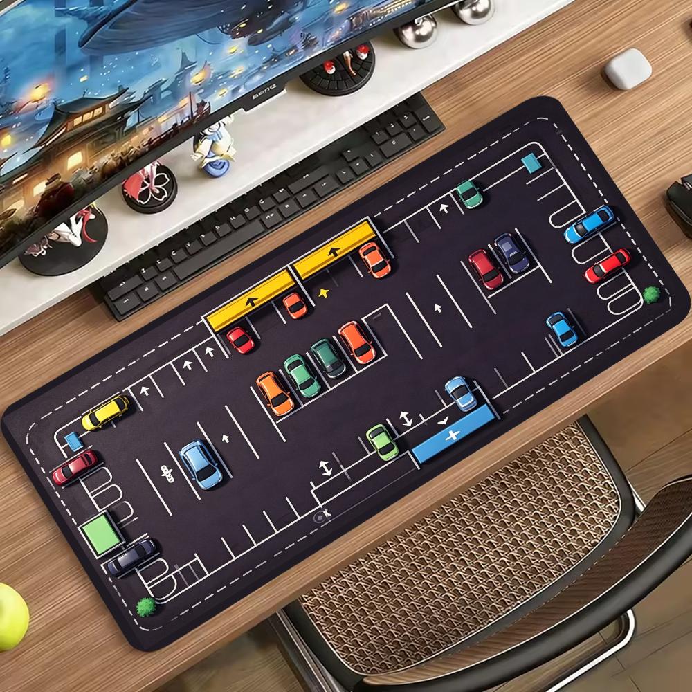 Desk Setup Workspace - Tapis de souris grand format antidérapant