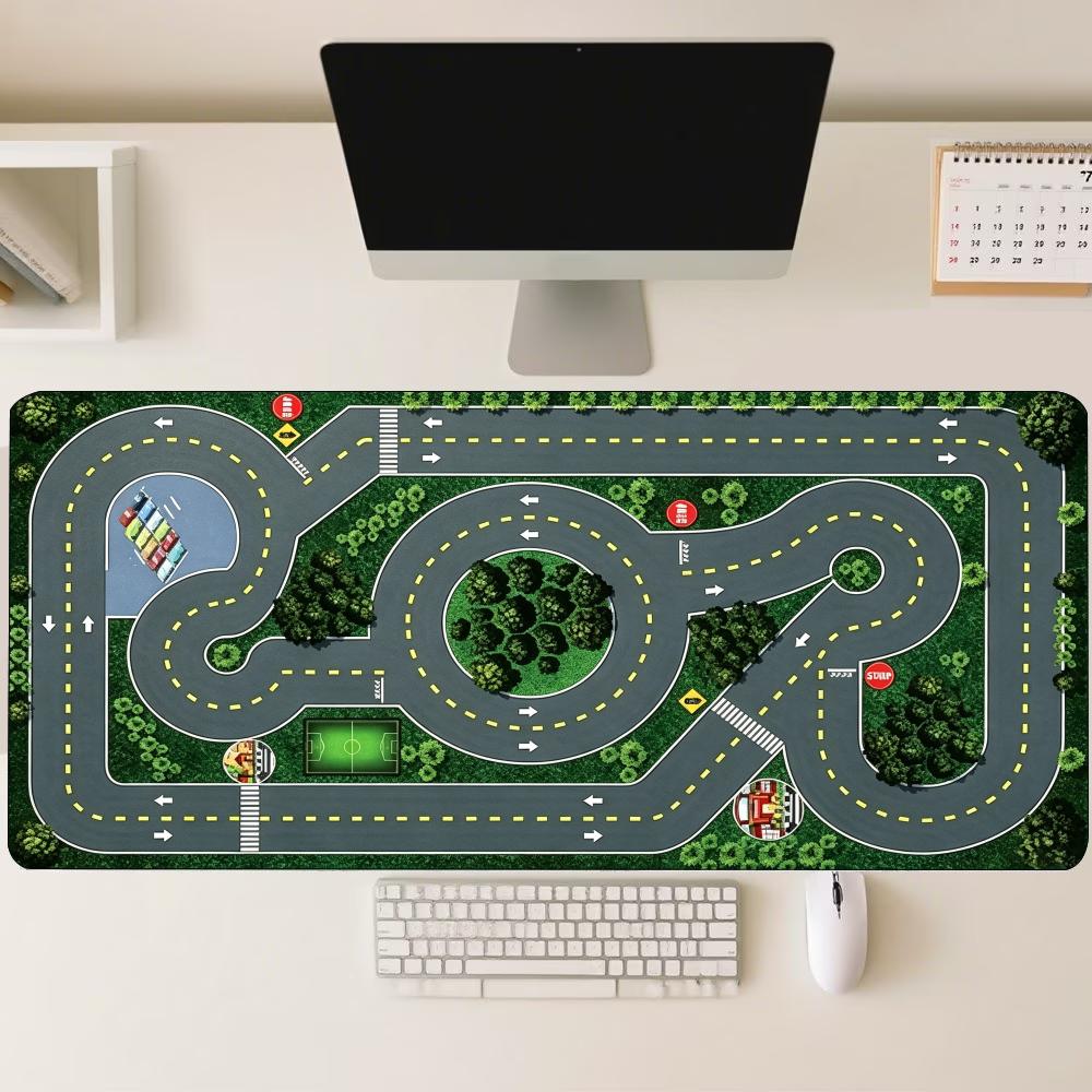 Desk Setup Workspace - Tapis de souris grand format à