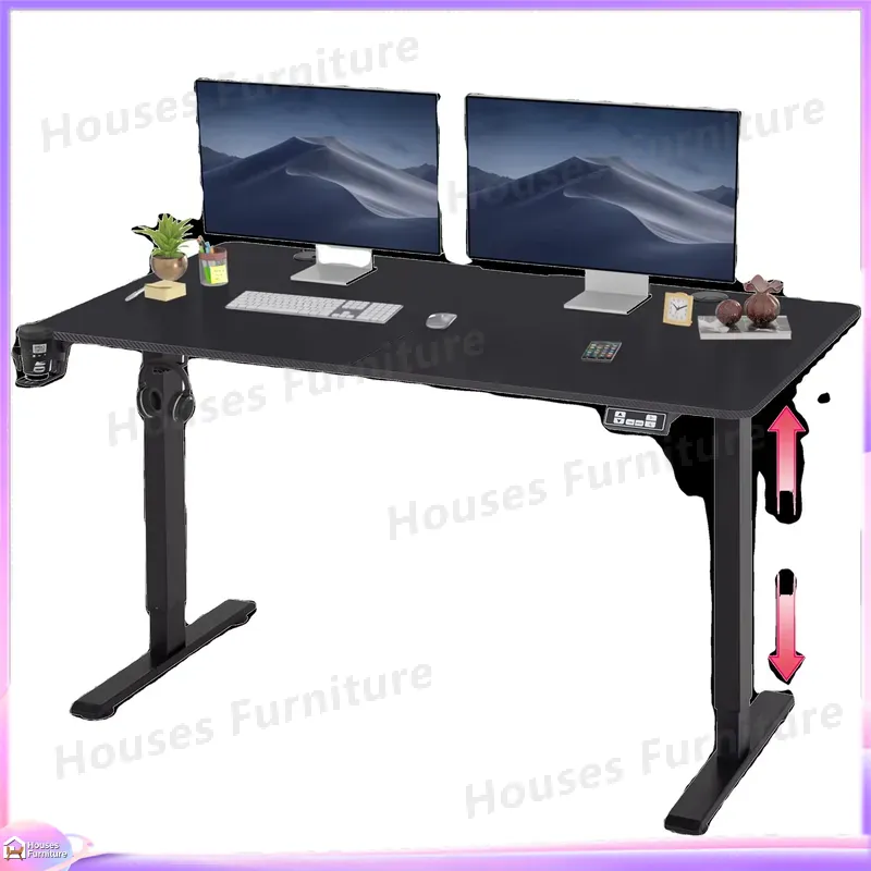 Desk Setup Laptop And Pc - Grand bureau de jeu pour ordinateur