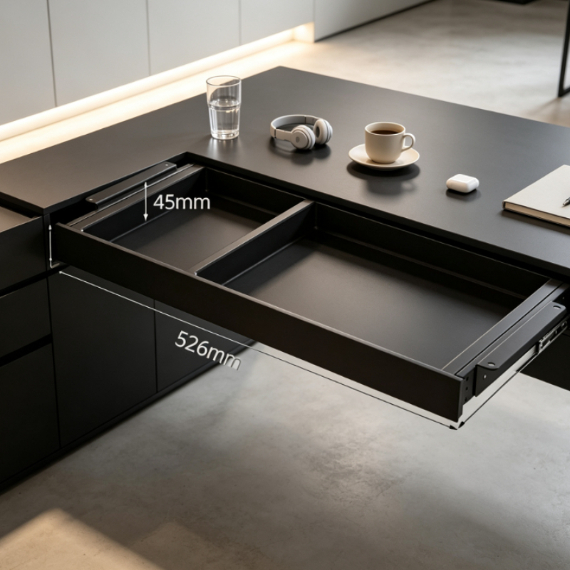 Desk Setup Home - Plateau de rangement coulissant sous le