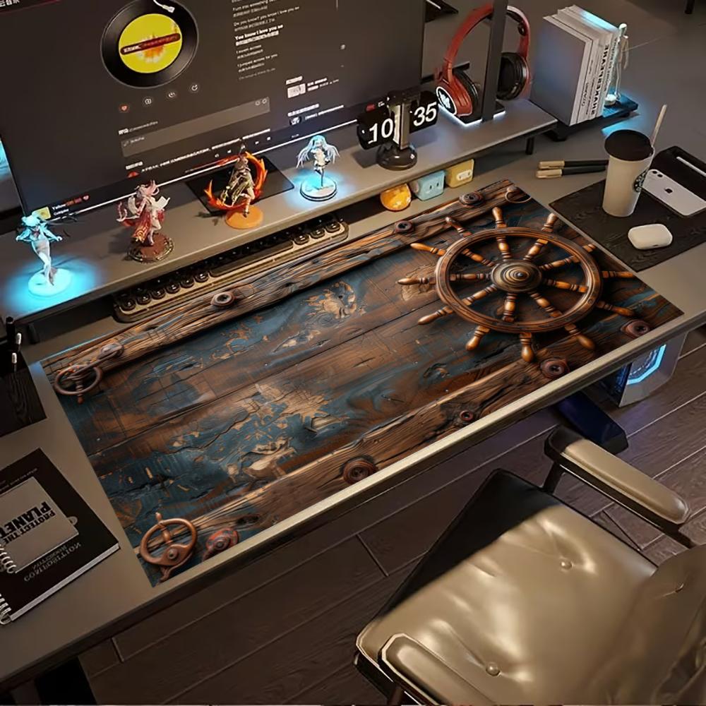 Desk Setup Laptop And Pc - Tapis de souris gaming étendu avec