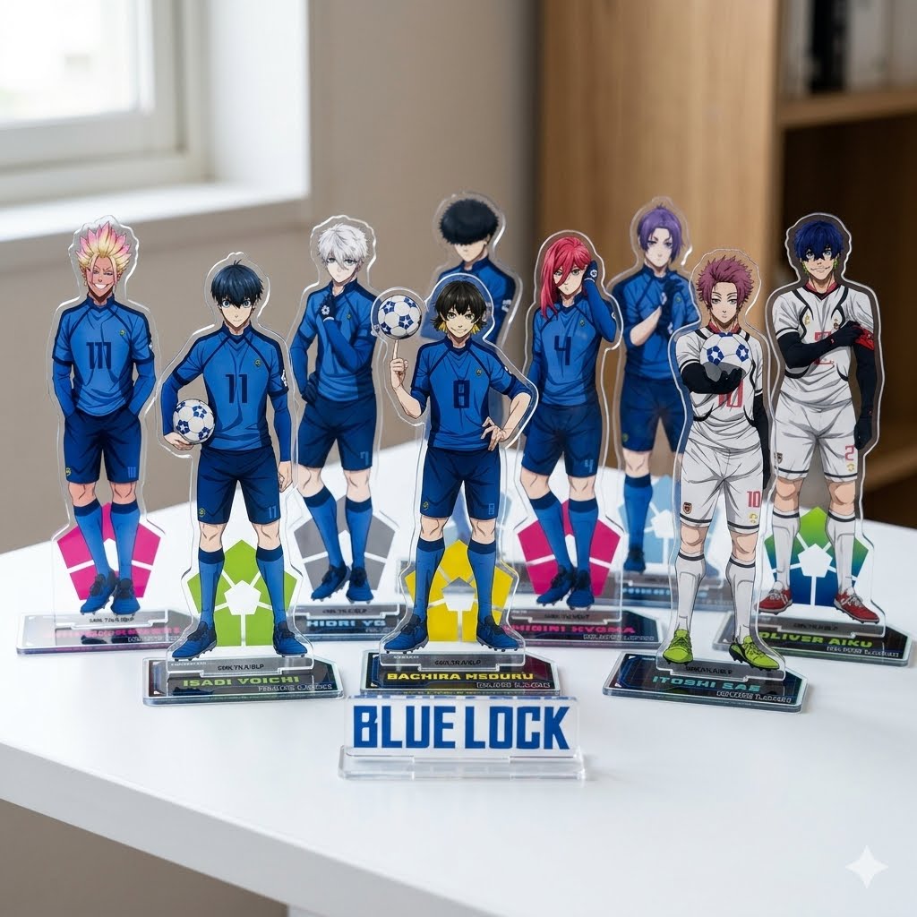 Desk Setup Blue - BLUE LOCK MIKAGE REO MANGA personnage