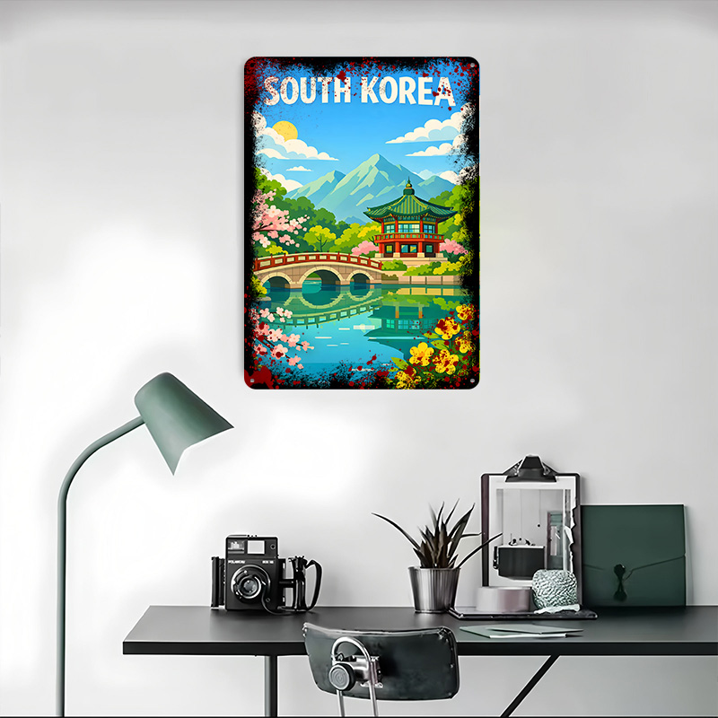Plaque Métallique Vintage Pers - Desk Setup Art avis et prix