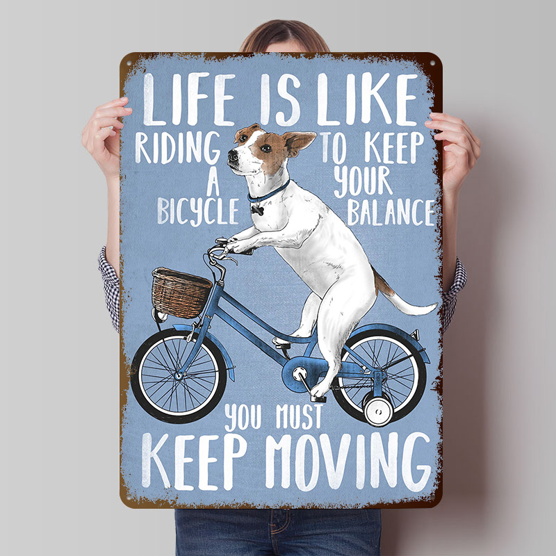 Affiche métallique « La vie es - Desk Setup Art avis et prix