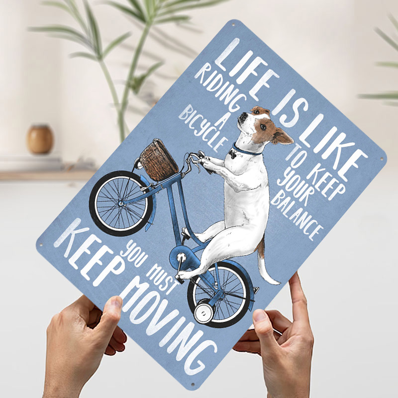 Affiche métallique « La vie es - Desk Setup Art avis et prix