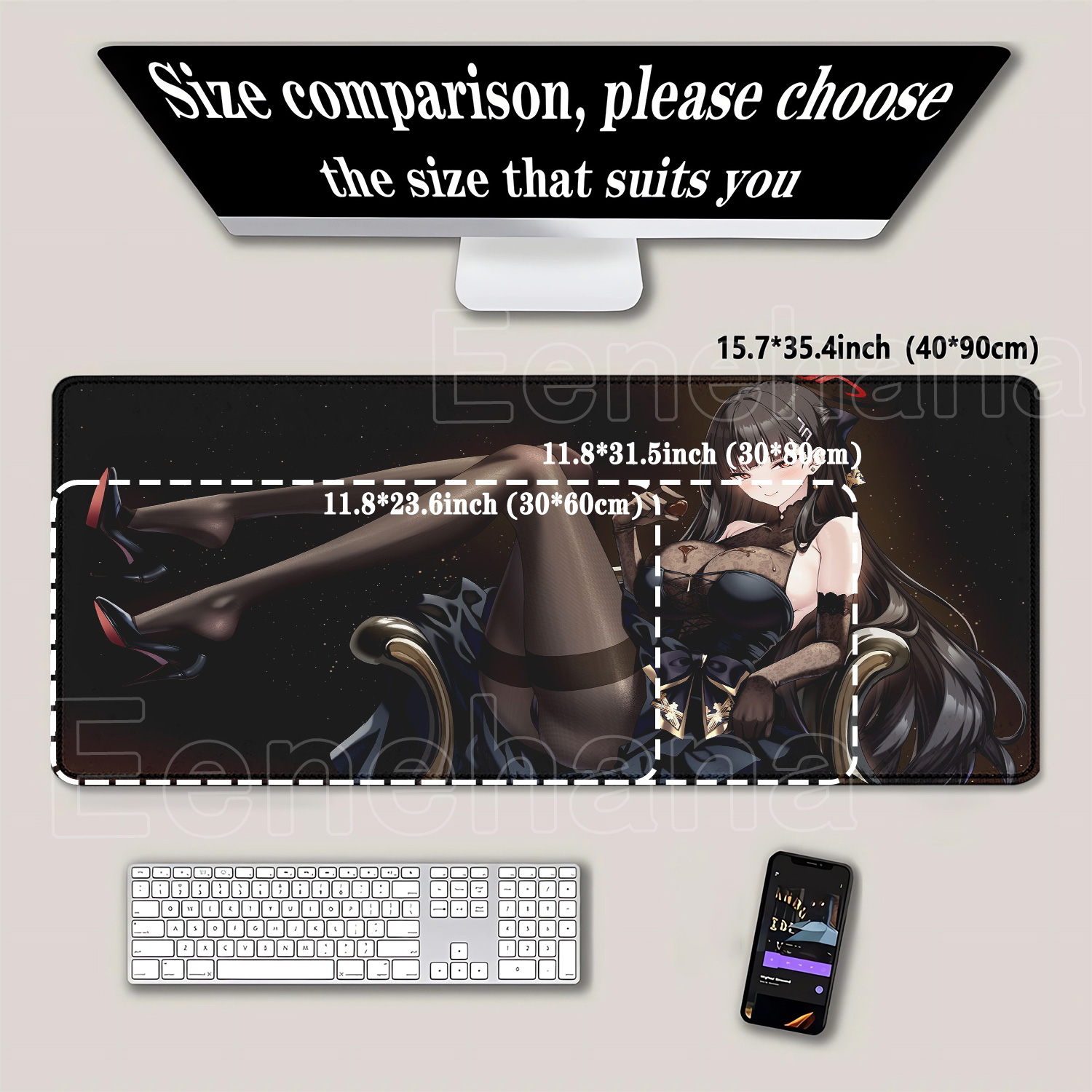 Tapis de souris Gaming Blue Ar - Desk Setup Blue avis et prix