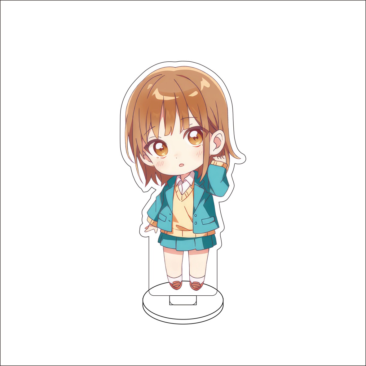 Support de figurine de dessin  - Desk Setup Blue avis et prix