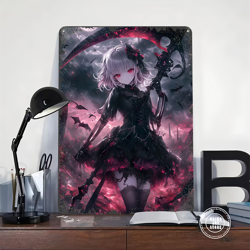 Affiche Fille Démon Diable, Ar - Desk Setup Art avis et prix