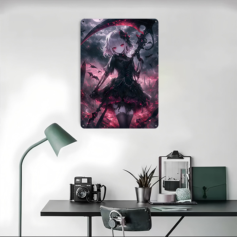 Affiche Fille Démon Diable, Ar - Desk Setup Art avis et prix