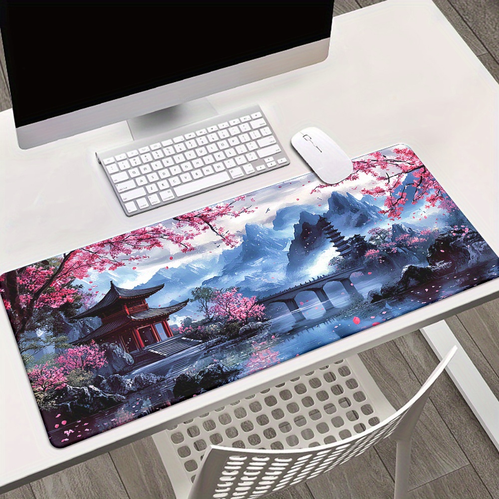 Tapis de souris à motif de pay - Desk Setup Nature avis et prix