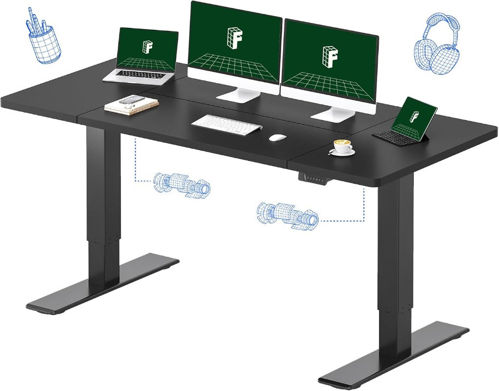 Bureau électrique réglable en  - Desk Setup Workspace avis et prix