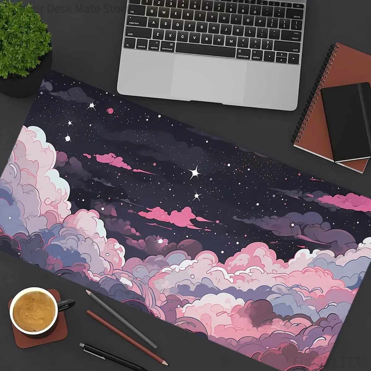 Tapis de Souris Anime Rose et  - Desk Setup Laptop And Pc avis et prix