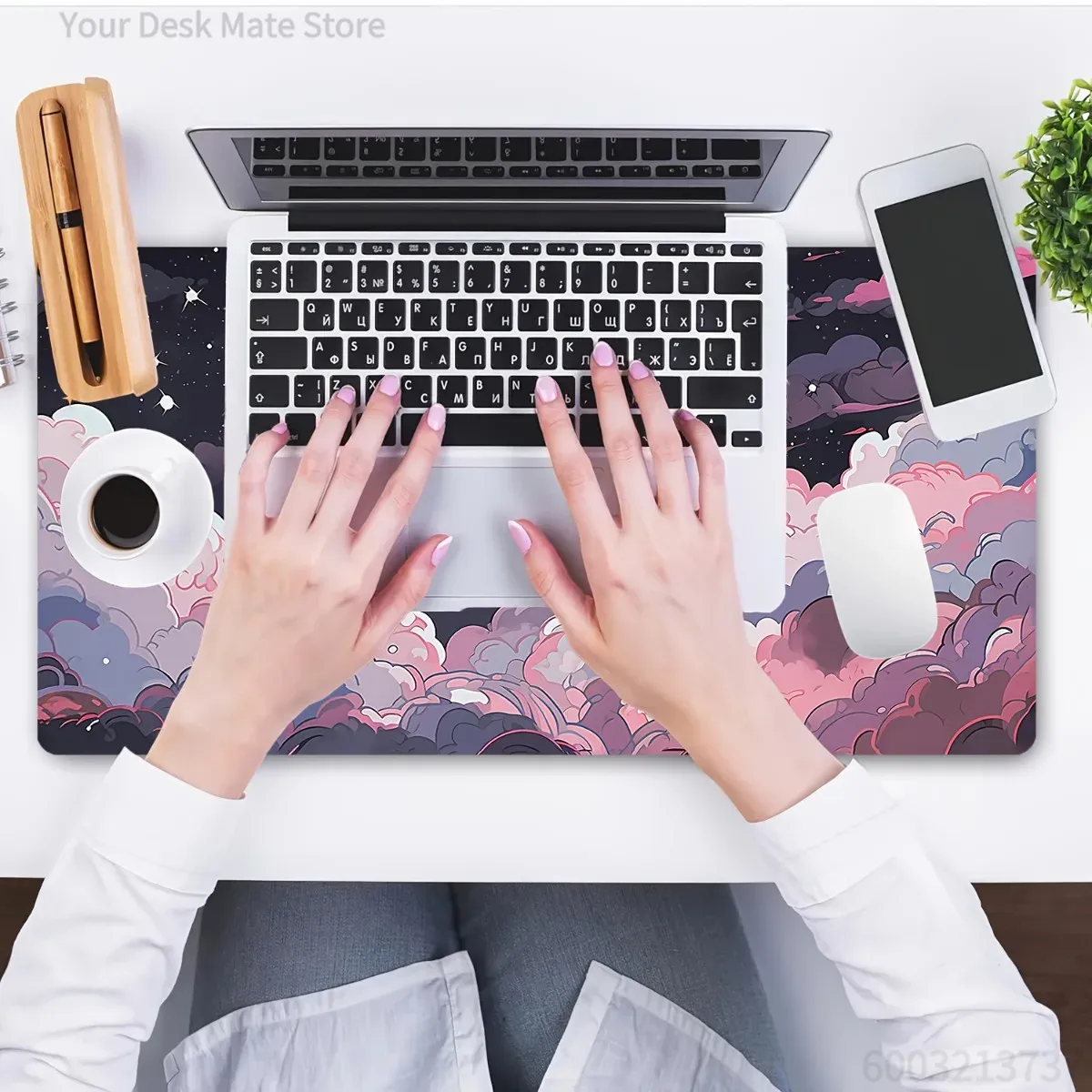 Tapis de Souris Anime Rose et  - Desk Setup Laptop And Pc avis et prix