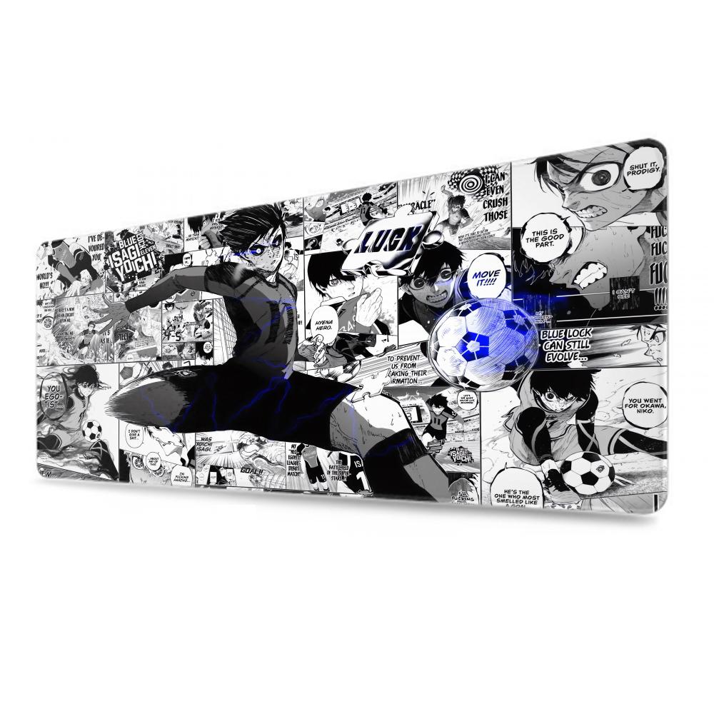 Tapis de souris Anime noir et  - Desk Setup Blue avis et prix