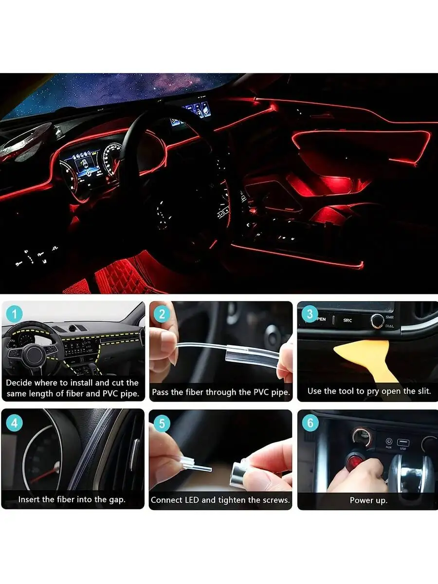Éclairage intérieur de voiture - Ambient Light Bar Usb avis et prix