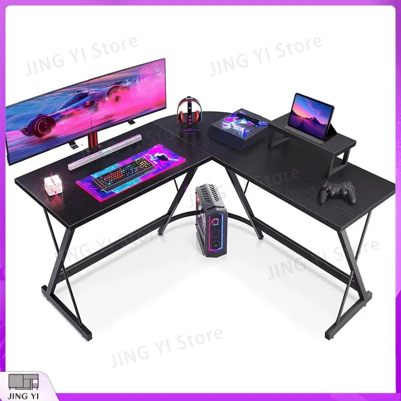 Bureau de jeu en forme de L av - Desk Setup L Shaped avis et prix
