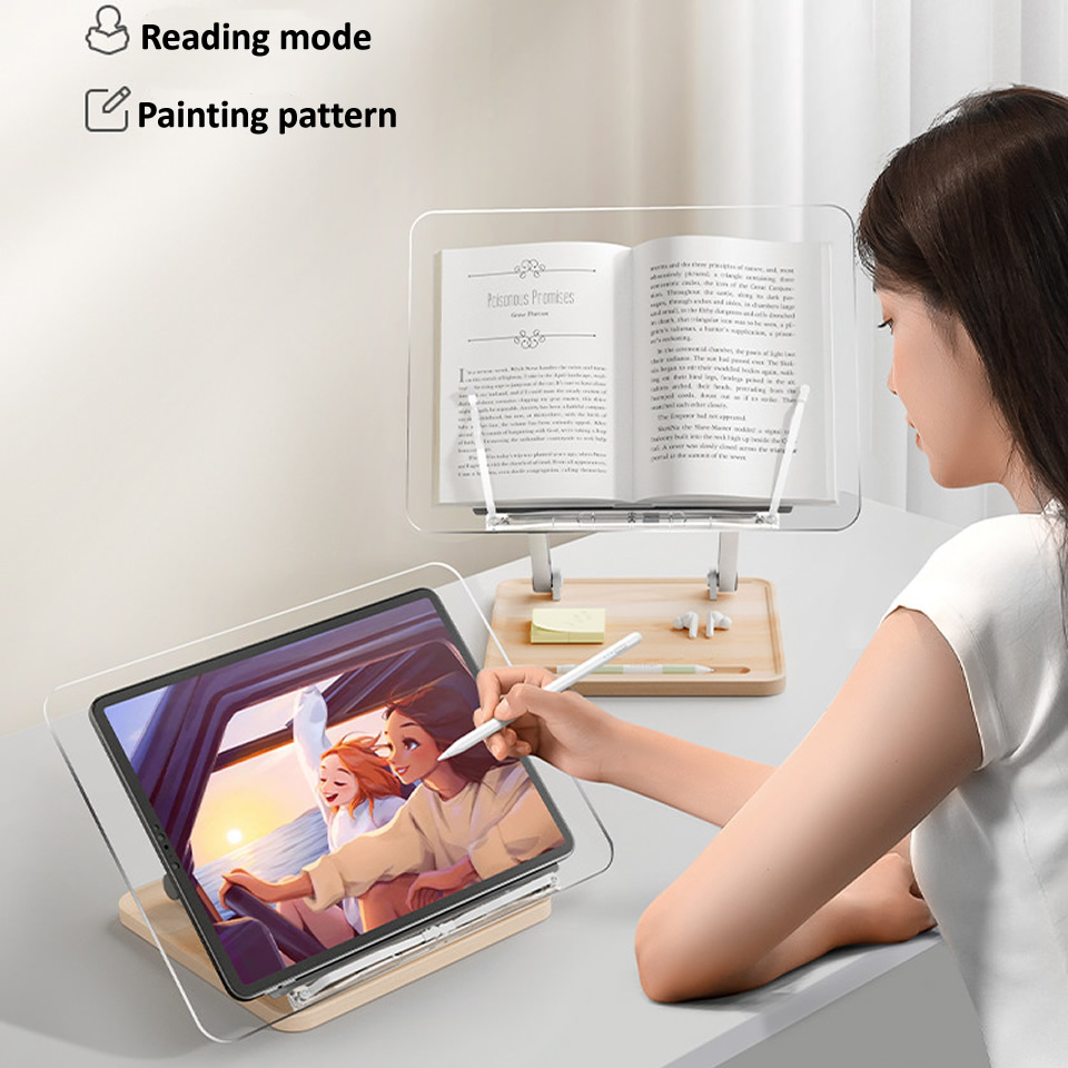 Support de lecture en bois ave - Desk Setup Lamp avis et prix