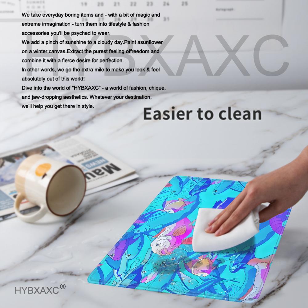 Tapis de souris HYBXAXC, motif - Desk Setup Blue avis et prix