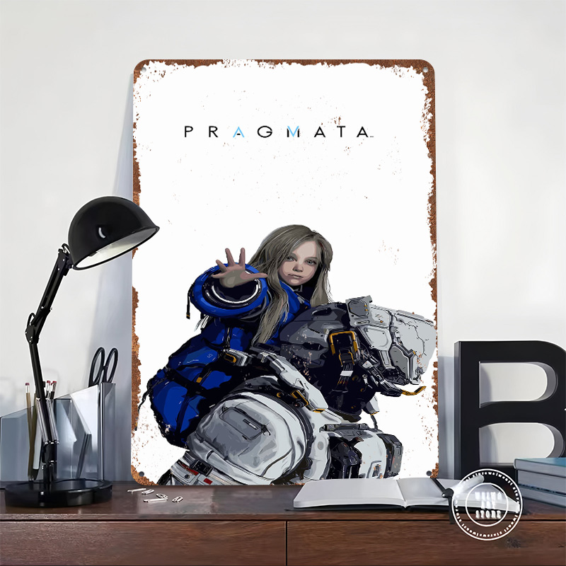 Affiche Métallique Personnage  - Desk Setup Art avis et prix