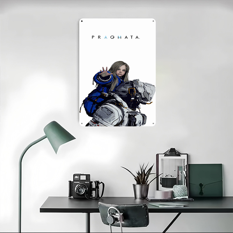Affiche Métallique Personnage  - Desk Setup Art avis et prix