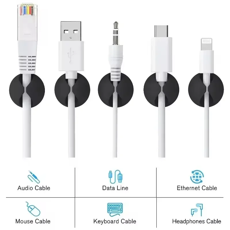 Clips de câbles muraux de bure - Desk Setup Cable Management avis et prix
