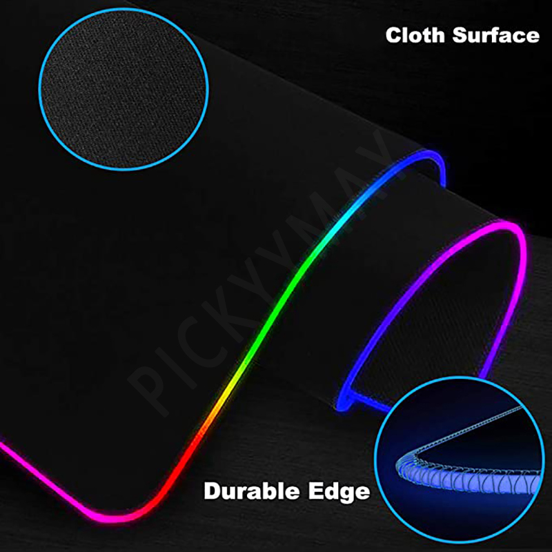 Grand tapis de souris RGB chat - Desk Setup Blue avis et prix