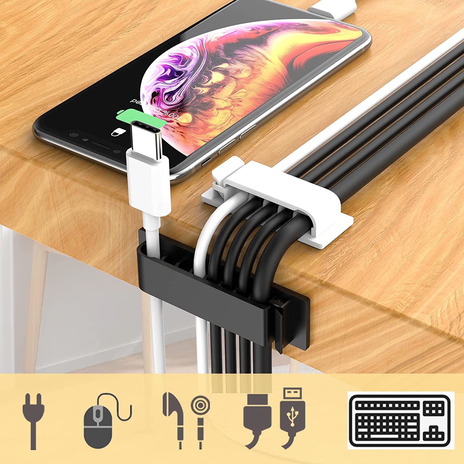 Organisateur de câbles, gestio - Desk Setup Cable Management avis et prix